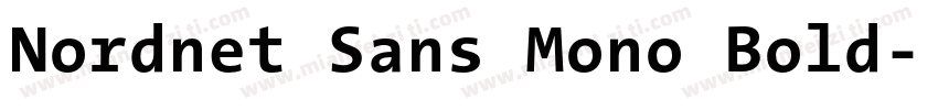 Nordnet Sans Mono Bold字体转换